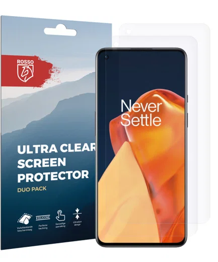 Rosso OnePlus 9 Ultra Clear Screen Protector Duo Pack afbeelding 10