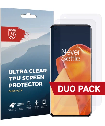 Rosso OnePlus 9 Pro Ultra Clear Screen Protector Duo Pack afbeelding 1