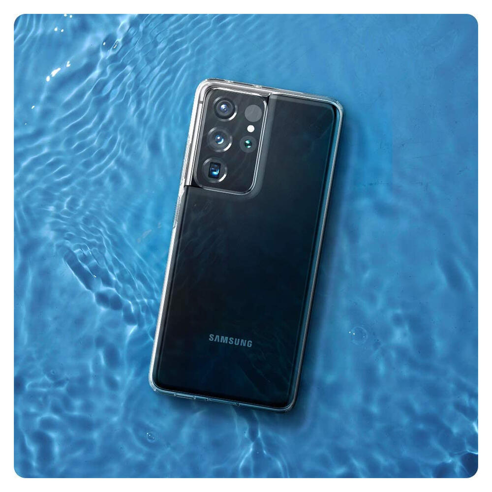 Spigen Liquid Crystal Samsung Galaxy S21 Ultra Hoesje Transparant afbeelding 8