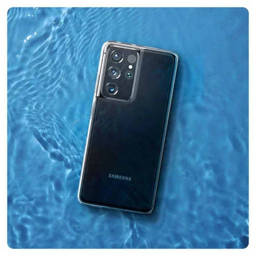 Spigen Liquid Crystal Samsung Galaxy S21 Ultra Hoesje Transparant afbeelding 8