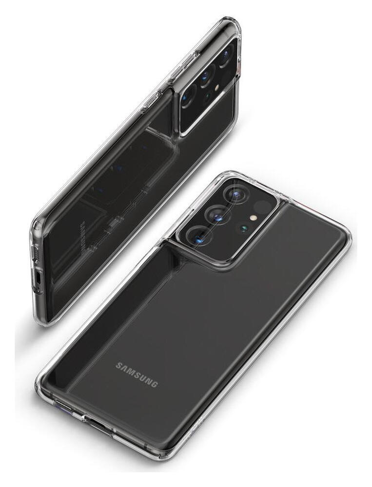 Spigen Liquid Crystal Samsung Galaxy S21 Ultra Hoesje Transparant afbeelding 9