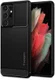 Spigen Rugged Armor Samsung Galaxy S21 Ultra Hoesje Zwart afbeelding 1