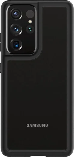 Spigen Ultra Hybrid Samsung Galaxy S21 Ultra Hoesje Zwart afbeelding 2