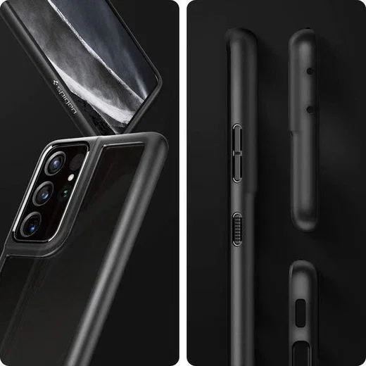 Spigen Ultra Hybrid Samsung Galaxy S21 Ultra Hoesje Zwart afbeelding 7