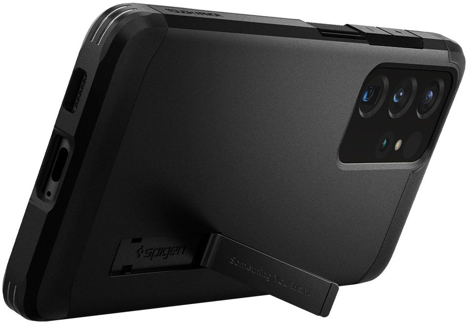 Spigen Tough Armor Samsung Galaxy S21 Ultra Hoesje Zwart afbeelding 3