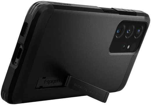 Spigen Tough Armor Samsung Galaxy S21 Ultra Hoesje Zwart afbeelding 3