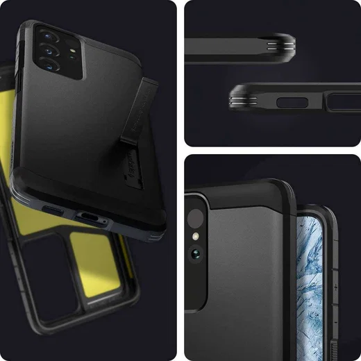 Spigen Tough Armor Samsung Galaxy S21 Ultra Hoesje Zwart afbeelding 9