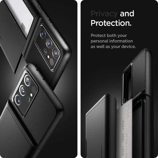Spigen Slim Armor CS Samsung Galaxy S21 Ultra Hoesje Zwart afbeelding 10