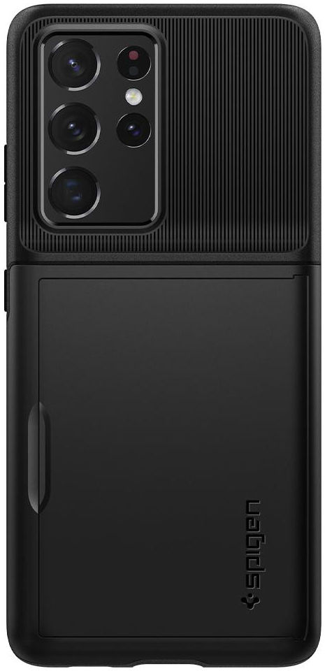 Spigen Slim Armor CS Samsung Galaxy S21 Ultra Hoesje Zwart afbeelding 4
