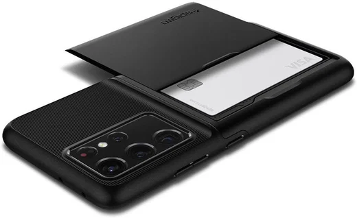 Spigen Slim Armor CS Samsung Galaxy S21 Ultra Hoesje Zwart afbeelding 15