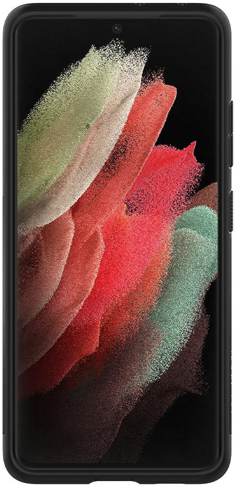 Spigen Slim Armor Samsung Galaxy S21 Ultra Hoesje Zwart afbeelding 6