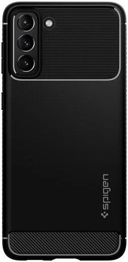 Spigen Rugged Armor Samsung Galaxy S21 Plus Hoesje Zwart afbeelding 3