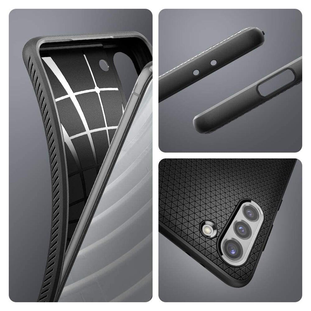 Spigen Liquid Air Samsung Galaxy S21 Plus Hoesje Zwart afbeelding 10