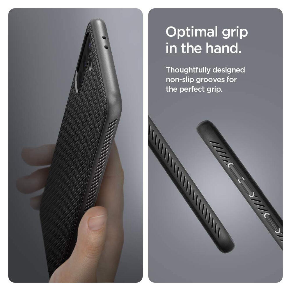 Spigen Liquid Air Samsung Galaxy S21 Plus Hoesje Zwart afbeelding 9