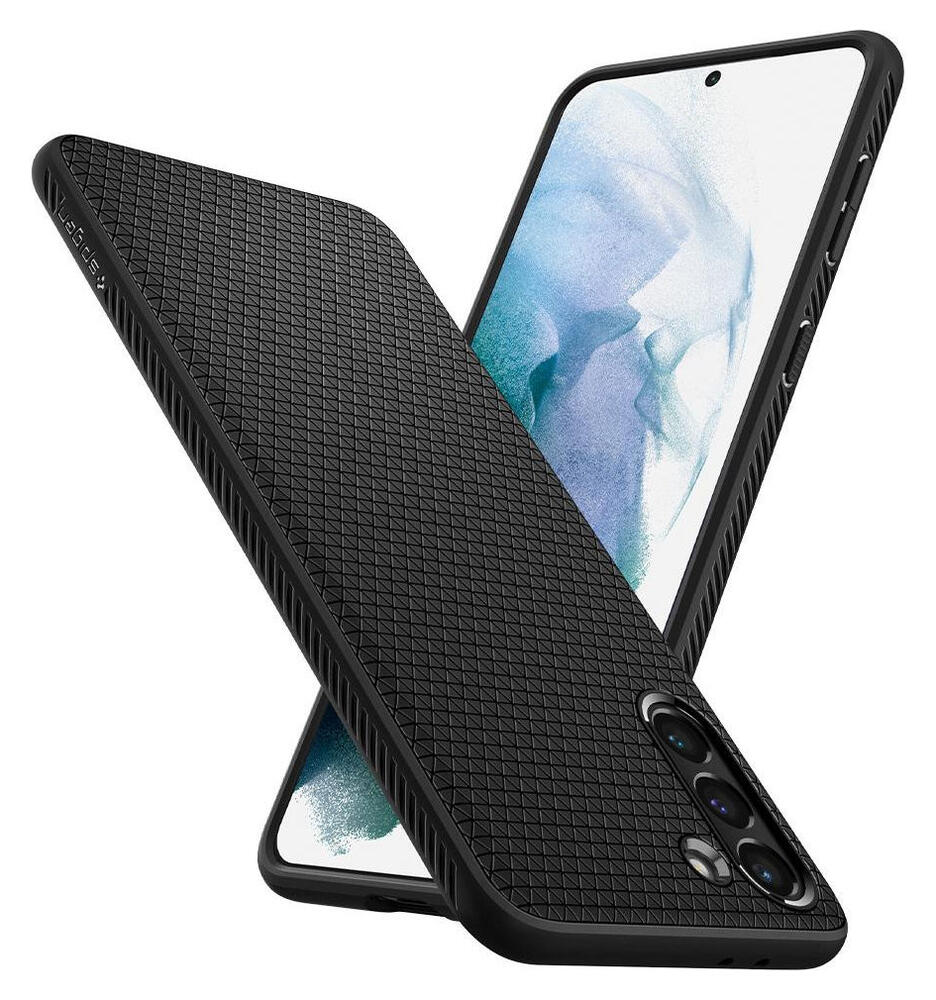 Spigen Liquid Air Samsung Galaxy S21 Plus Hoesje Zwart afbeelding 4