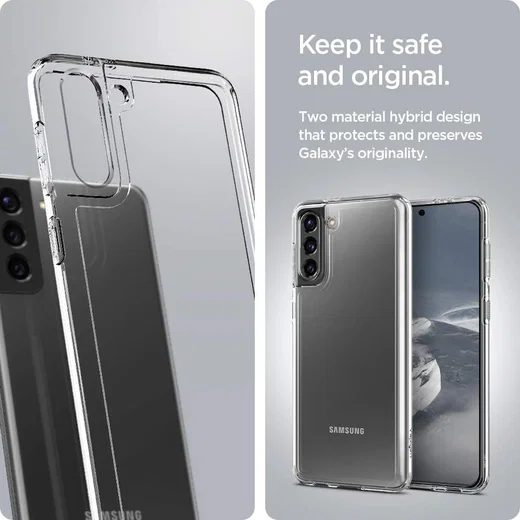 Spigen Ultra Hybrid Samsung Galaxy S21 Plus Hoesje Transparant afbeelding 7