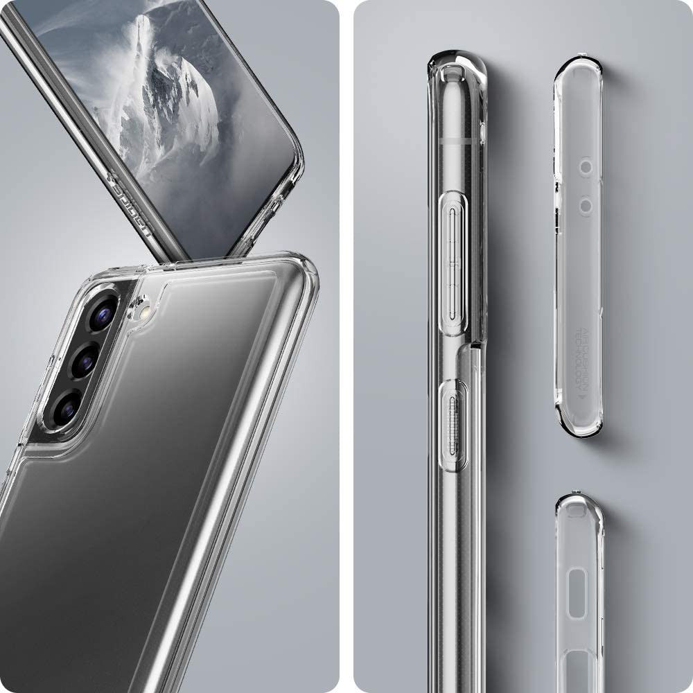 Spigen Ultra Hybrid Samsung Galaxy S21 Plus Hoesje Transparant afbeelding 3