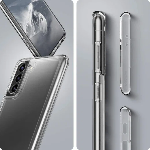 Spigen Ultra Hybrid Samsung Galaxy S21 Plus Hoesje Transparant afbeelding 3