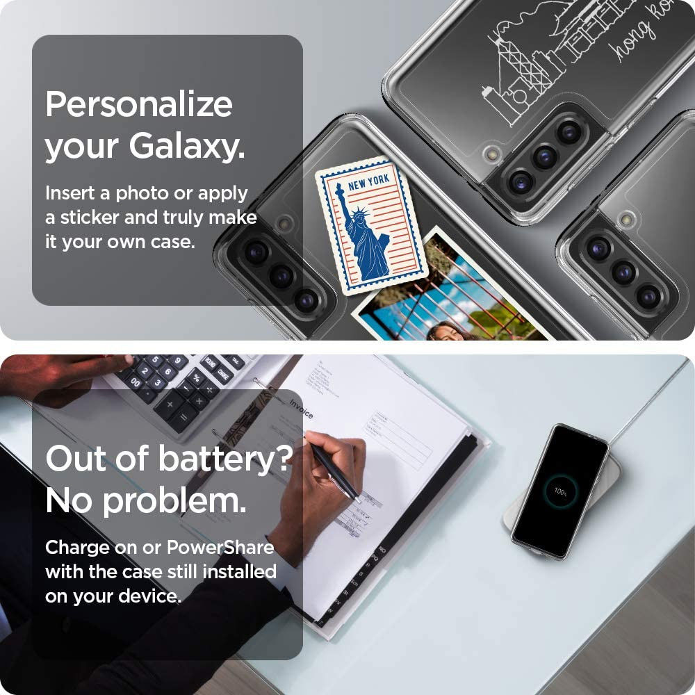 Spigen Ultra Hybrid Samsung Galaxy S21 Plus Hoesje Transparant afbeelding 5