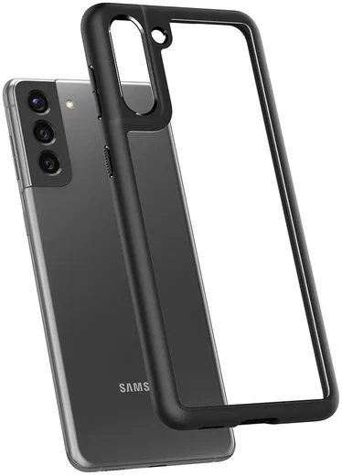 Spigen Ultra Hybrid Samsung Galaxy S21 Plus Hoesje Zwart afbeelding 2