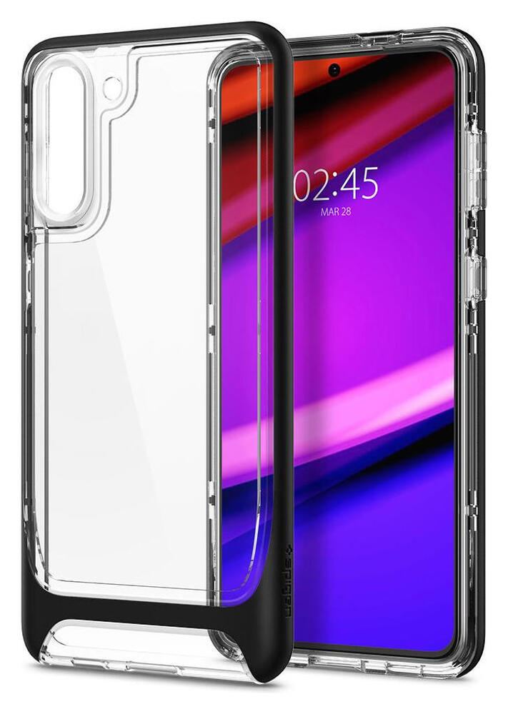 Spigen Neo Hybrid Crystal Samsung Galaxy S21 Plus Hoesje Zwart afbeelding 3