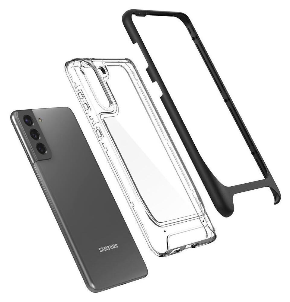 Spigen Neo Hybrid Crystal Samsung Galaxy S21 Plus Hoesje Zwart afbeelding 12