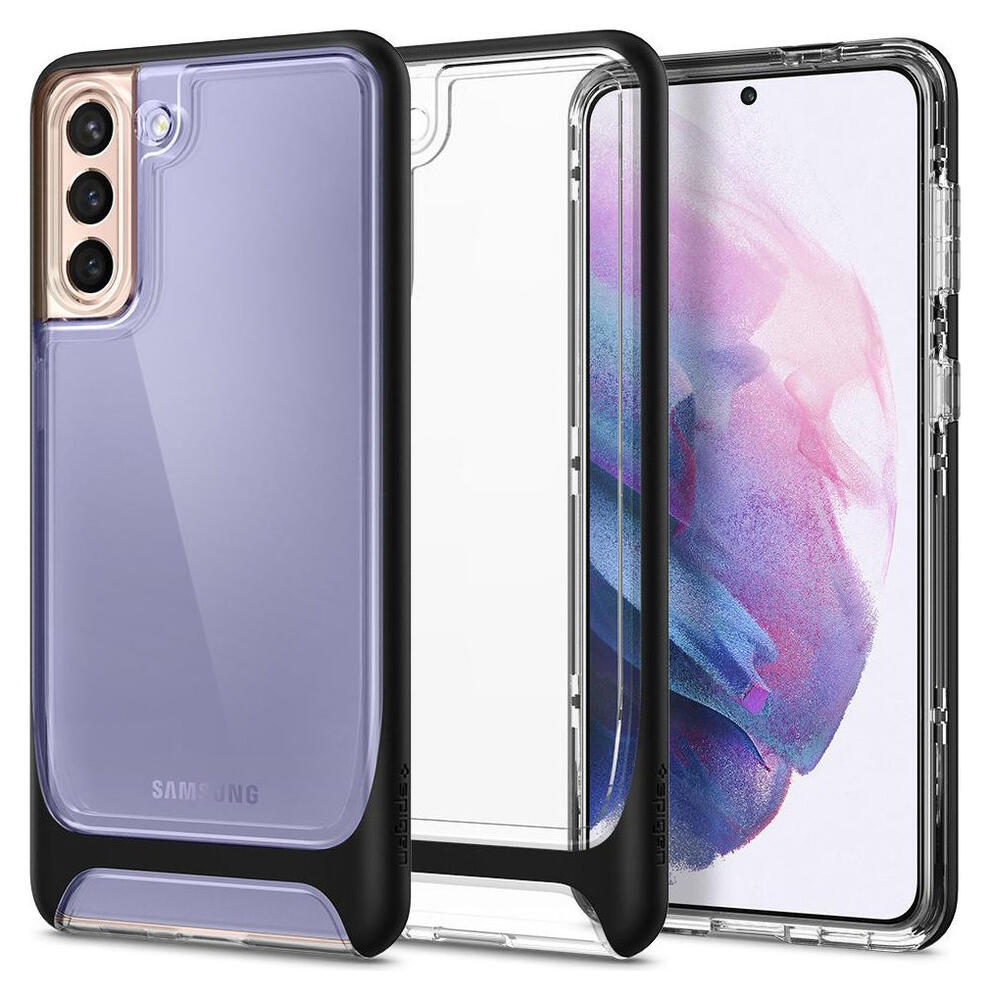 Spigen Neo Hybrid Crystal Samsung Galaxy S21 Plus Hoesje Zwart afbeelding 13