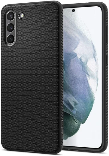 Spigen Liquid Air Samsung Galaxy S21 Hoesje Zwart afbeelding 1