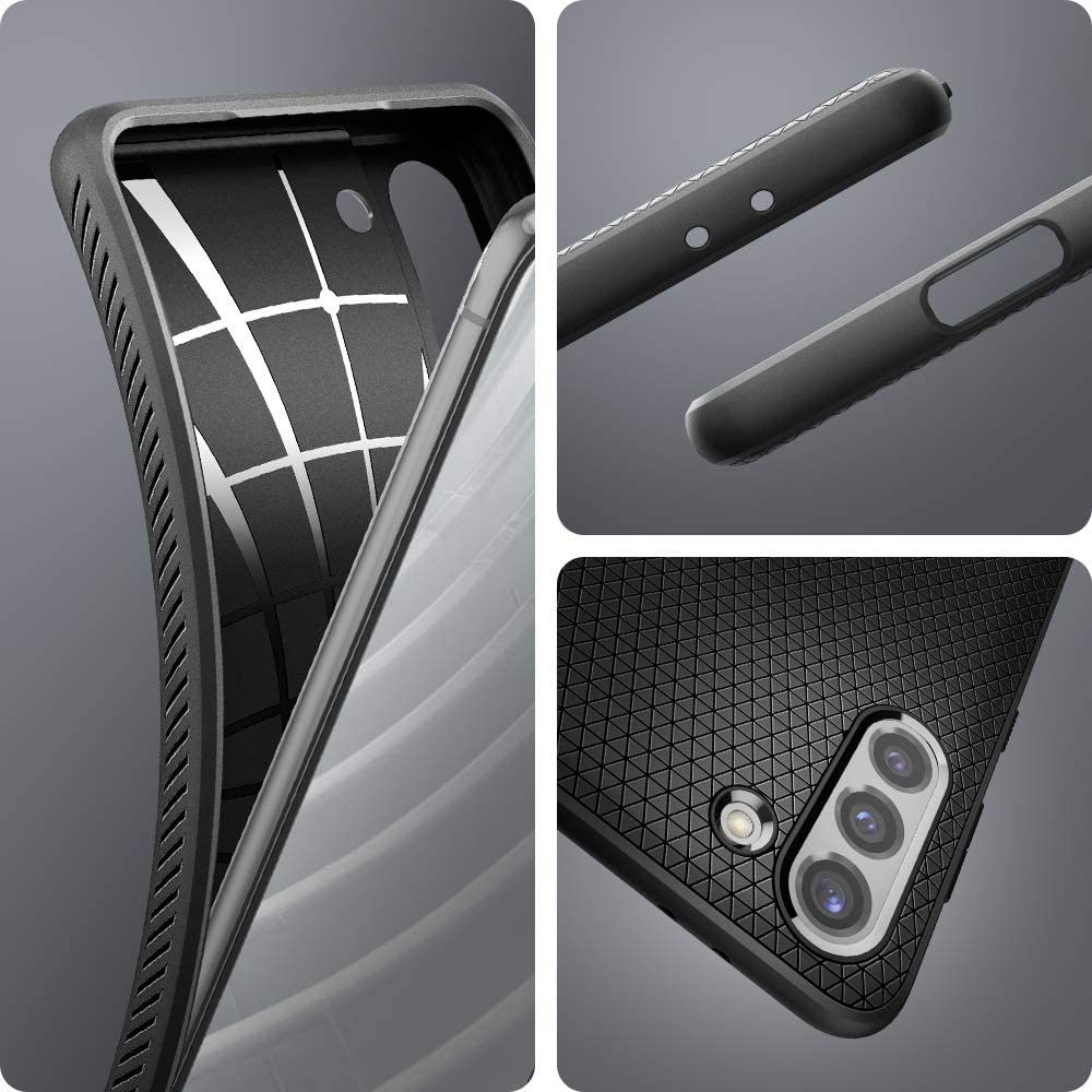 Spigen Liquid Air Samsung Galaxy S21 Hoesje Zwart afbeelding 4