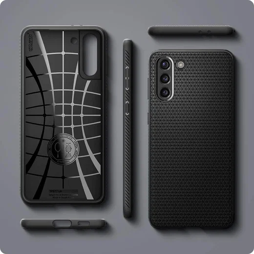 Spigen Liquid Air Samsung Galaxy S21 Hoesje Zwart afbeelding 5
