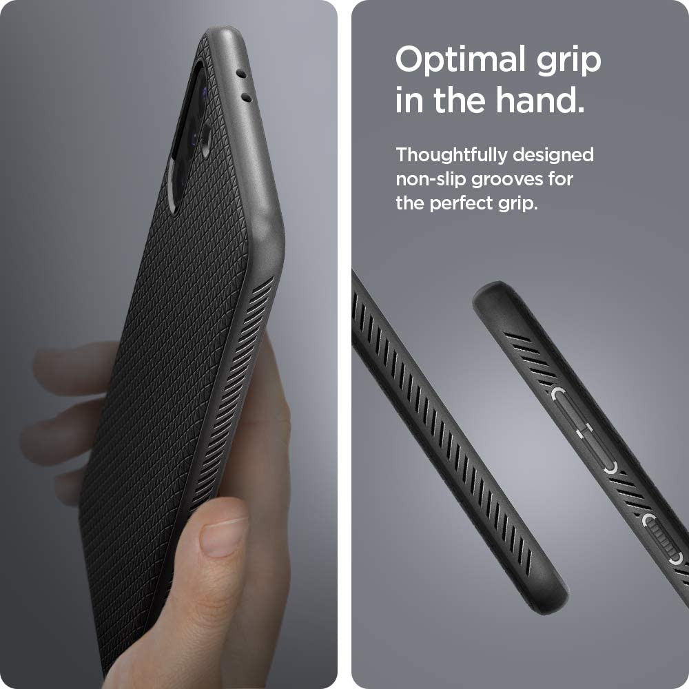 Spigen Liquid Air Samsung Galaxy S21 Hoesje Zwart afbeelding 7
