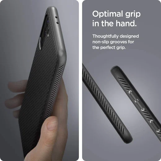 Spigen Liquid Air Samsung Galaxy S21 Hoesje Zwart afbeelding 7