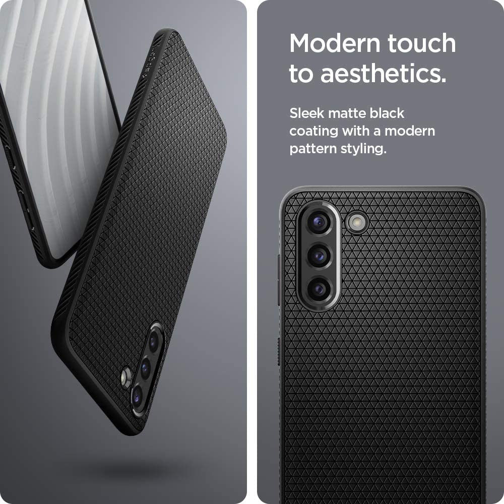 Spigen Liquid Air Samsung Galaxy S21 Hoesje Zwart afbeelding 8