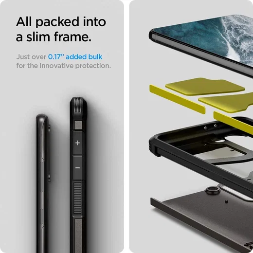 Spigen Tough Armor Samsung Galaxy S21 Hoesje Gunmetal afbeelding 7