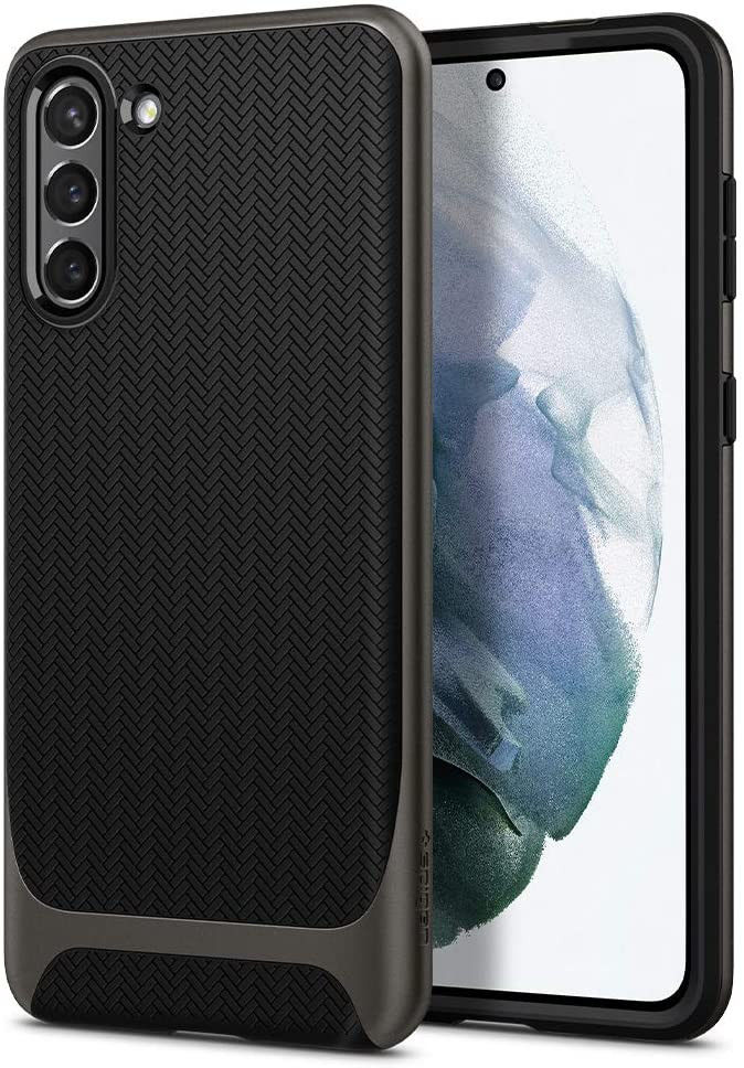 Spigen Neo Hybrid Samsung Galaxy S21 Hoesje Gunmetal afbeelding 1