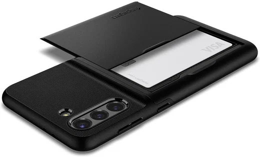 Spigen Slim Armor CS Samsung Galaxy S21 Hoesje Zwart afbeelding 12