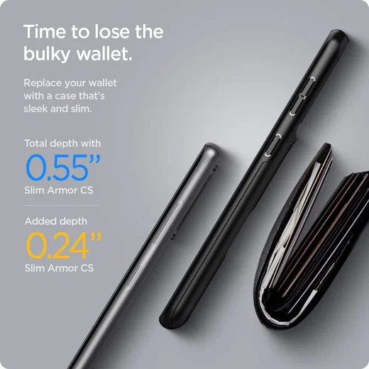 Spigen Slim Armor CS Samsung Galaxy S21 Hoesje Zwart afbeelding 5
