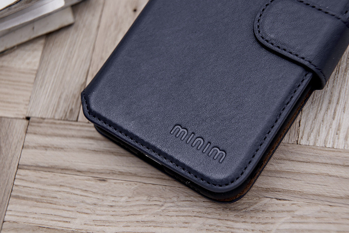 Minim 2-in-1 Samsung S20 Ultra Hoesje Book Case en Back Cover Zwart afbeelding 4