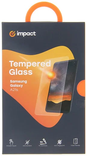 Impact Samsung Galaxy A21s Screenprotector Glass met Montageframe afbeelding 1
