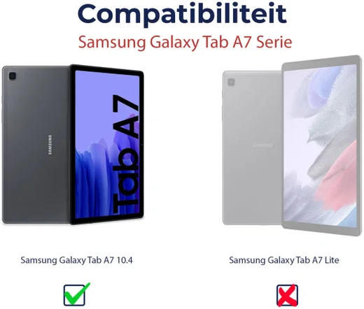 Samsung Galaxy Tab A7 (2020 / 2022) Kinder Tablethoes Handvat Zwart afbeelding 3
