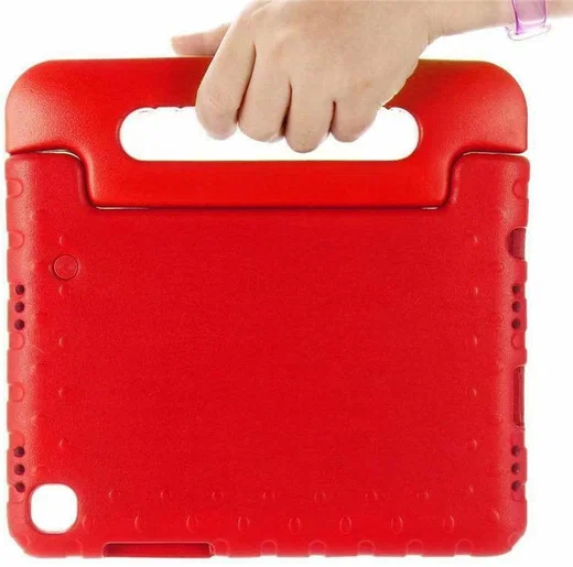 Samsung Galaxy Tab A7 (2020 / 2022) Kinder Tablethoes Handvat Rood afbeelding 5
