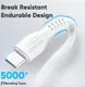 Dux Ducis 60W USB-C naar USB-C Fast Charge Oplaad Kabel 1 Meter Wit afbeelding 8