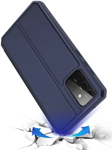 Dux Ducis Skin X Series Samsung Galaxy A72 Hoesje Book Case Blauw afbeelding 2