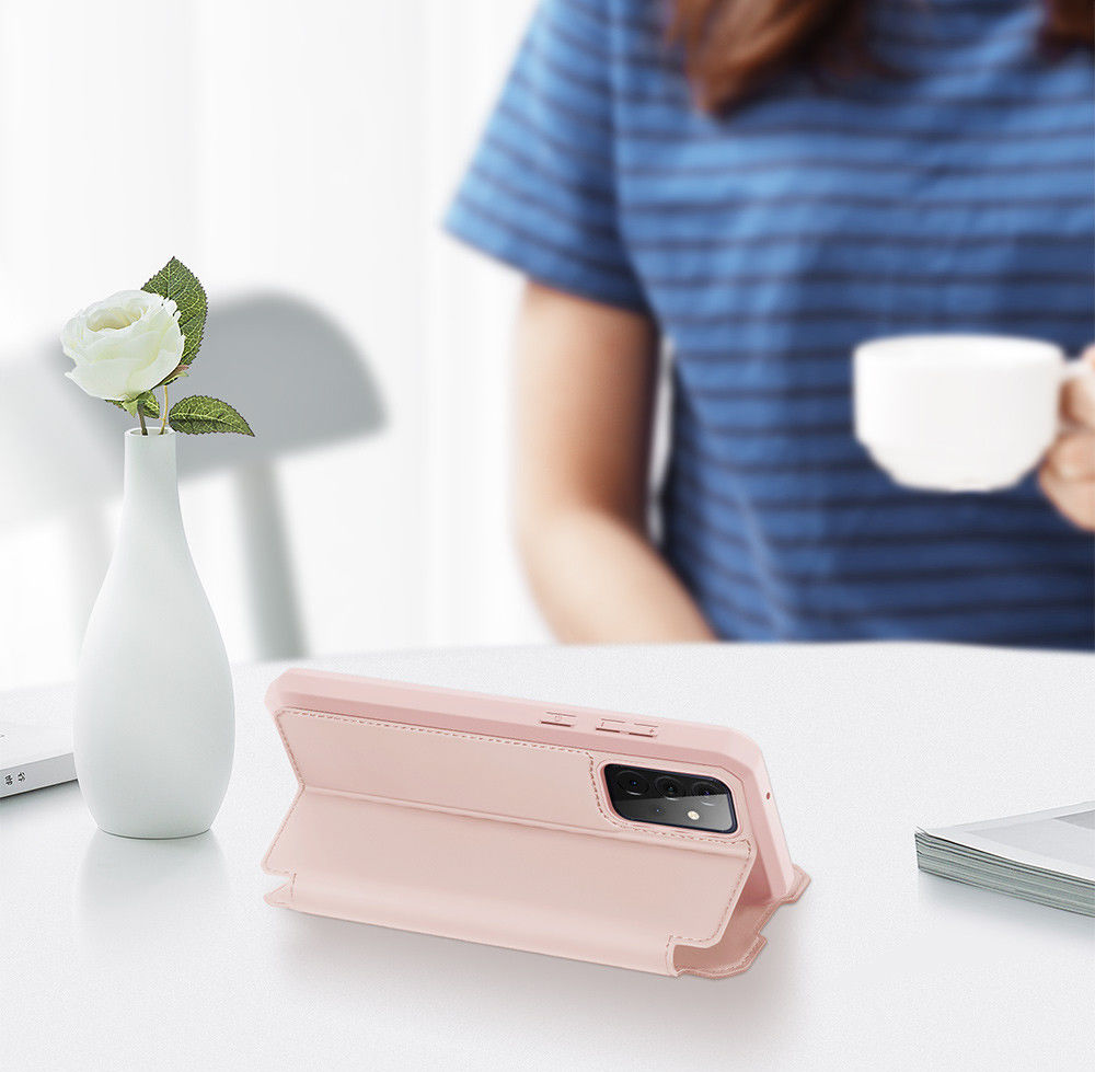 Dux Ducis Skin X Series Samsung Galaxy A72 Hoesje Book Case Roze afbeelding 6