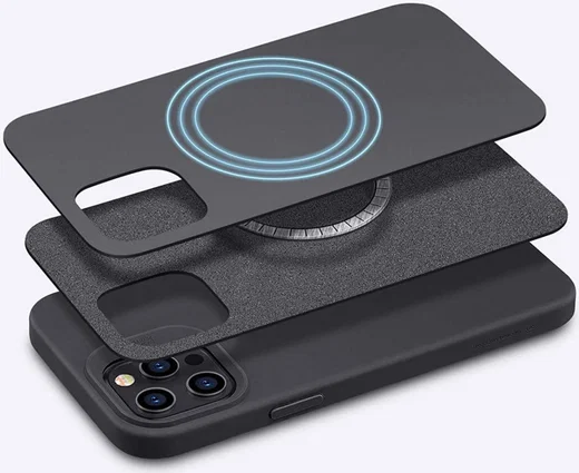 ESR Cloud Apple iPhone 12 Pro Max Hoesje voor MagSafe / HaloLock Zwart afbeelding 2