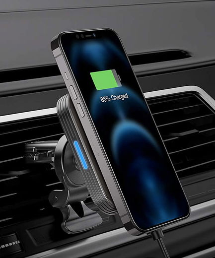 ESR HaloLock Magnetische Telefoonhouder Auto voor Apple MagSafe Zwart afbeelding 2