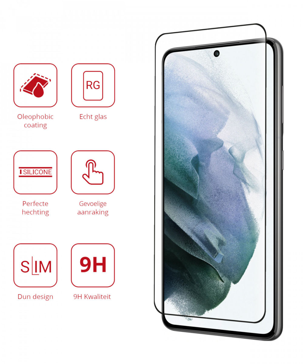 Rosso Samsung Galaxy S21 9H Tempered Glass Screen Protector afbeelding 3