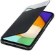 Origineel Samsung Galaxy A52 / A52S Hoesje S-View Wallet Cover Zwart afbeelding 1