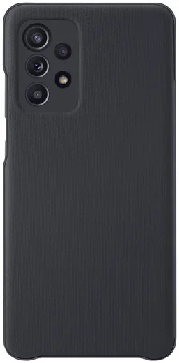 Origineel Samsung Galaxy A52 / A52S Hoesje S-View Wallet Cover Zwart afbeelding 4
