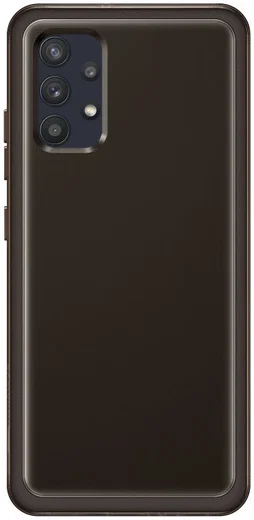 Origineel Samsung Galaxy A32 4G Hoesje Soft Clear Cover Zwart afbeelding 1